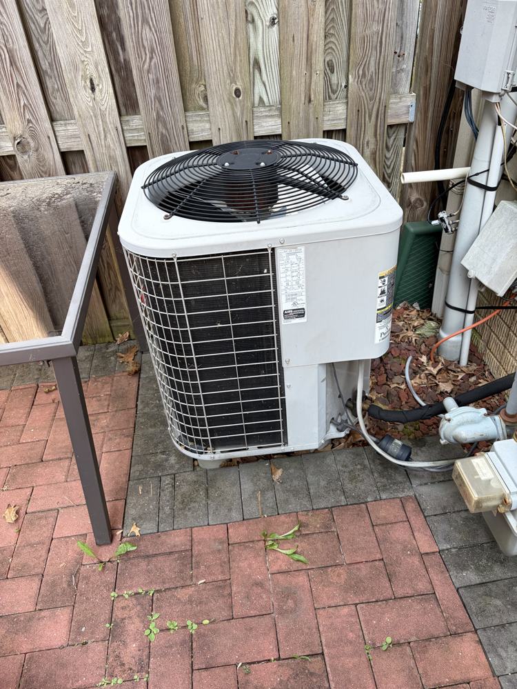 Clean, reassembled condenser after service